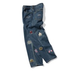 画像7: All Over Emblem Denim Pants Baggie Fit バギー フィット デニム パンツ (7)