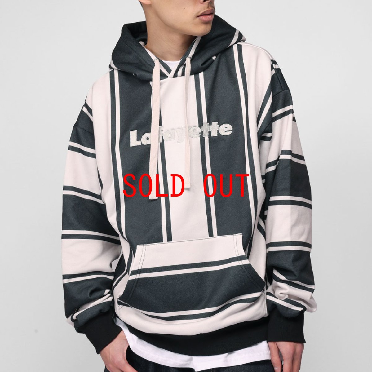 画像8: Mexican Stripe Logo Hoodie WHT メキシカン ストライプ スウェット プルオーバー パーカー (8)