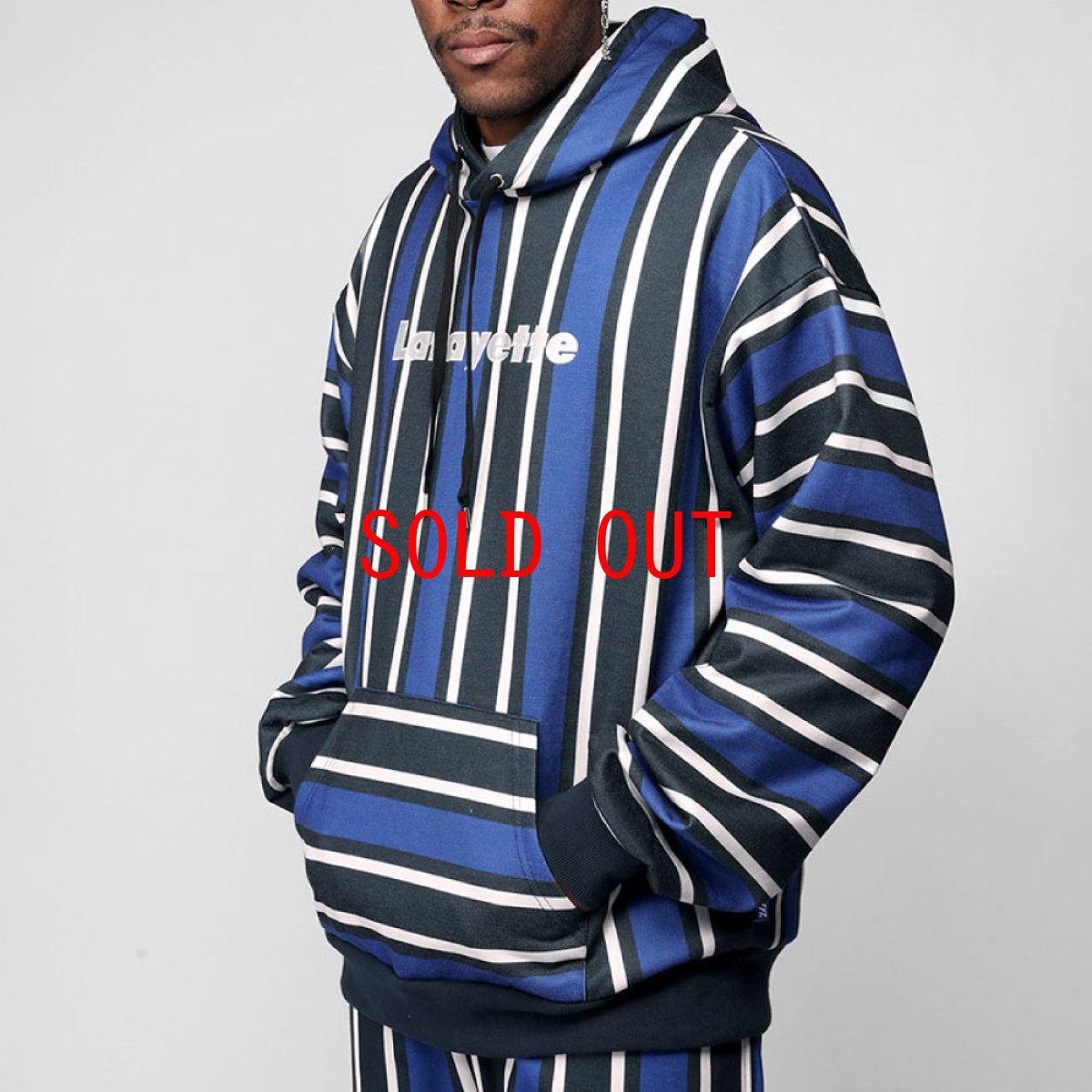 画像1: Mexican Stripe Logo Hoodie メキシカン ストライプ スウェット プルオーバー パーカー (1)