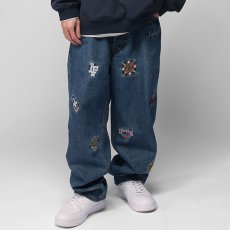 画像6: All Over Emblem Denim Pants Baggie Fit バギー フィット デニム パンツ (6)