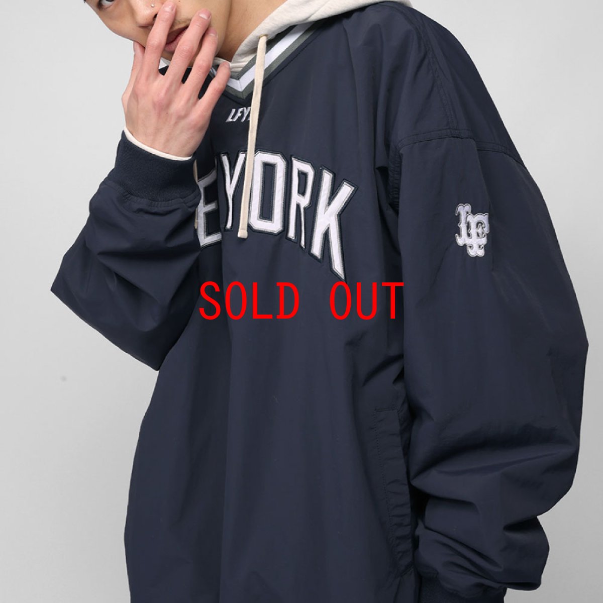 画像6: Nylon V-Neck Wind Shirt プルオーバー ウィンド シャツ Vネック ゲームシャツ (6)