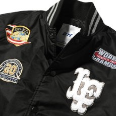 画像4: All Over Emblem Satin Varsity Jacket エンブレム サテン スタジャン スタジアム ジャケット (4)