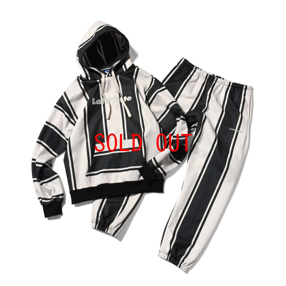 画像9: Mexican Stripe Logo Hoodie WHT メキシカン ストライプ スウェット プルオーバー パーカー (9)