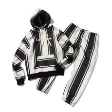 画像9: Mexican Stripe Logo Hoodie WHT メキシカン ストライプ スウェット プルオーバー パーカー (9)