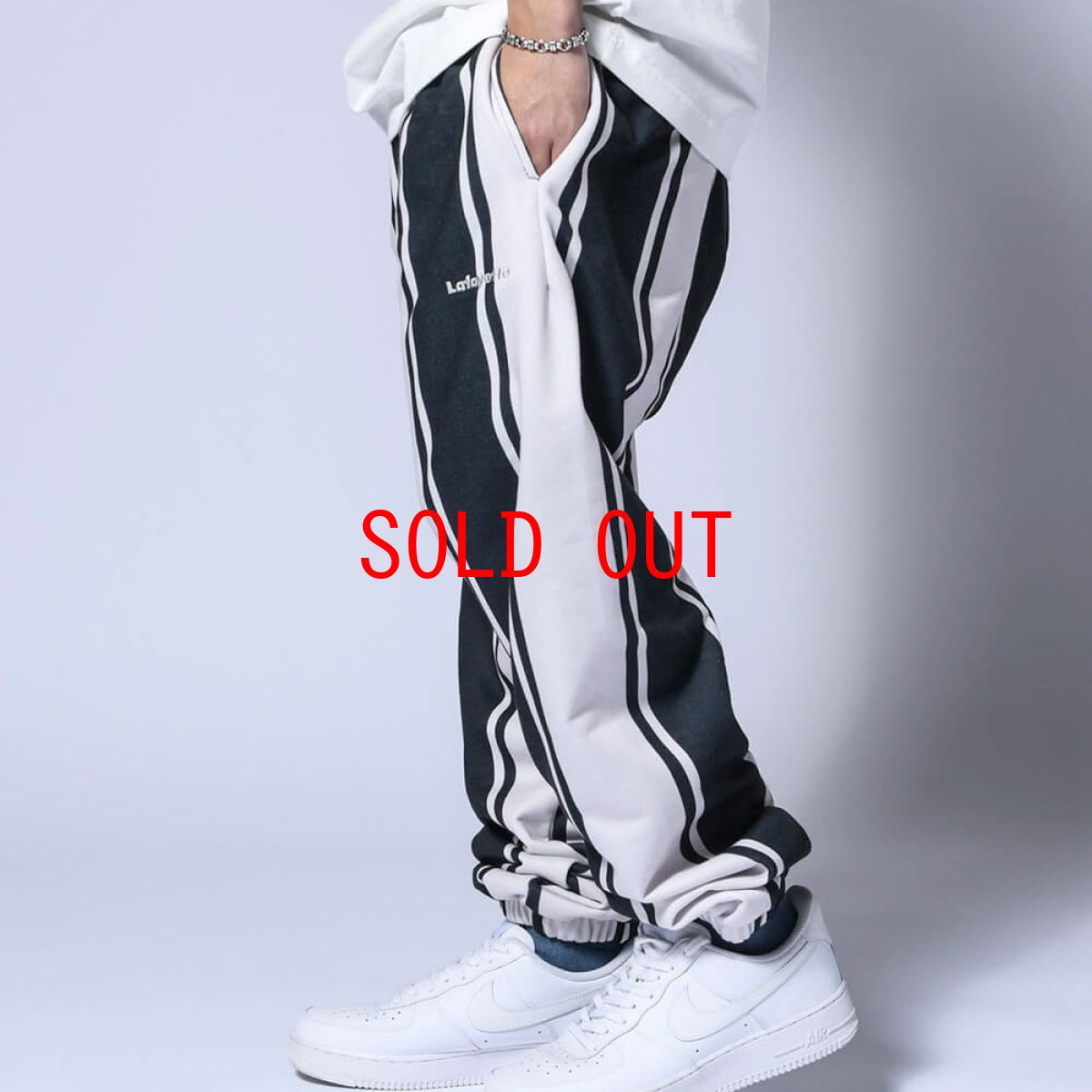 画像6: Mexican Stripe Sweat Pants WHT ストライプ スウェット パンツ (6)