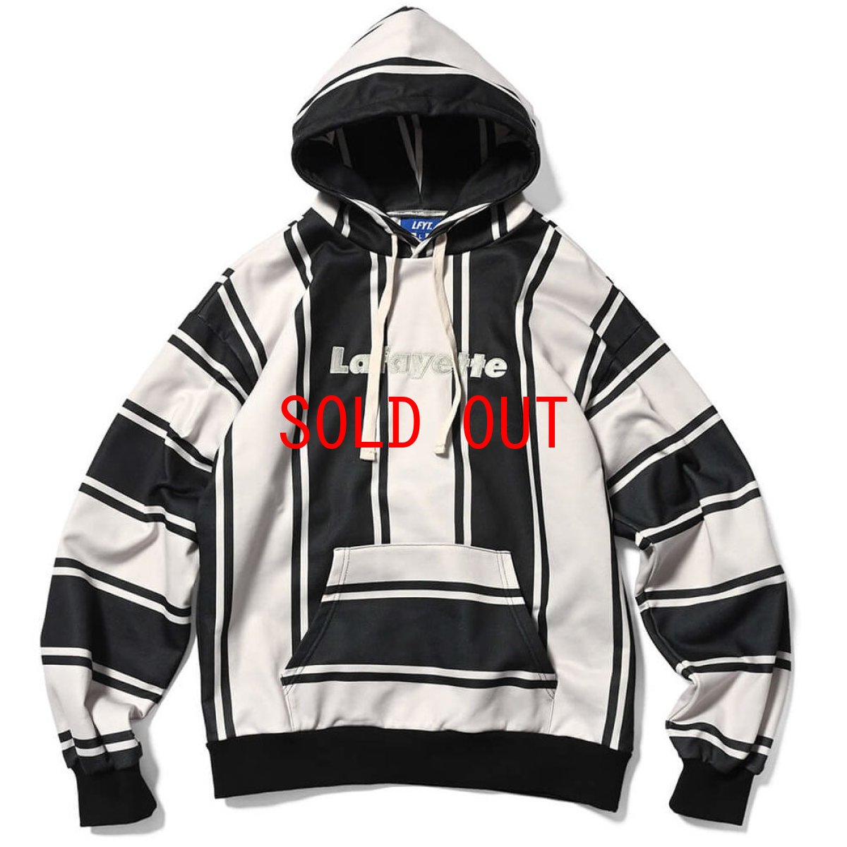 画像2: Mexican Stripe Logo Hoodie WHT メキシカン ストライプ スウェット プルオーバー パーカー (2)