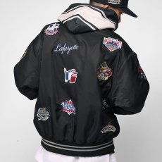 画像6: All Over Emblem Satin Varsity Jacket エンブレム サテン スタジャン スタジアム ジャケット (6)