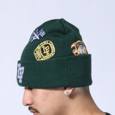 画像11: All Over Emblem Long Beanie ロング ワッペン ビーニー 帽子 (11)