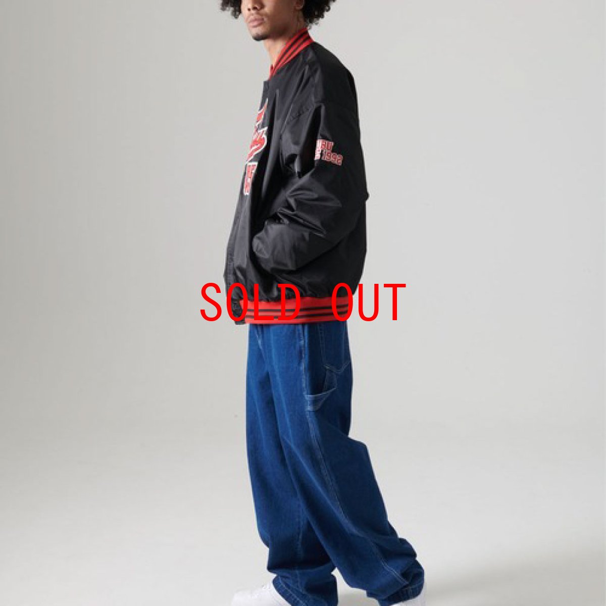 画像9: Classic Logo Satin Stadium Jacket embroidery 刺繍 サテン スタジアム ジャケット ワッペン スタジャン (9)