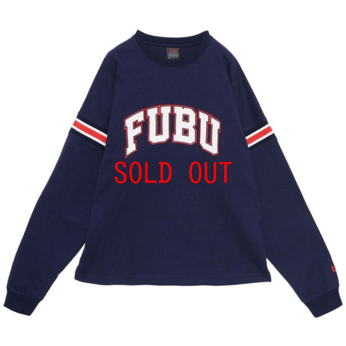 画像2: Classic Arch Logo L/S embroidery Tee NVY アーチ ロゴ 長袖 Tシャツ (2)