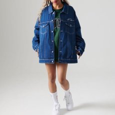 画像8: Classic Denim Jacket Washed embroidery 刺繍 デニム ジャケット ワッペン (8)