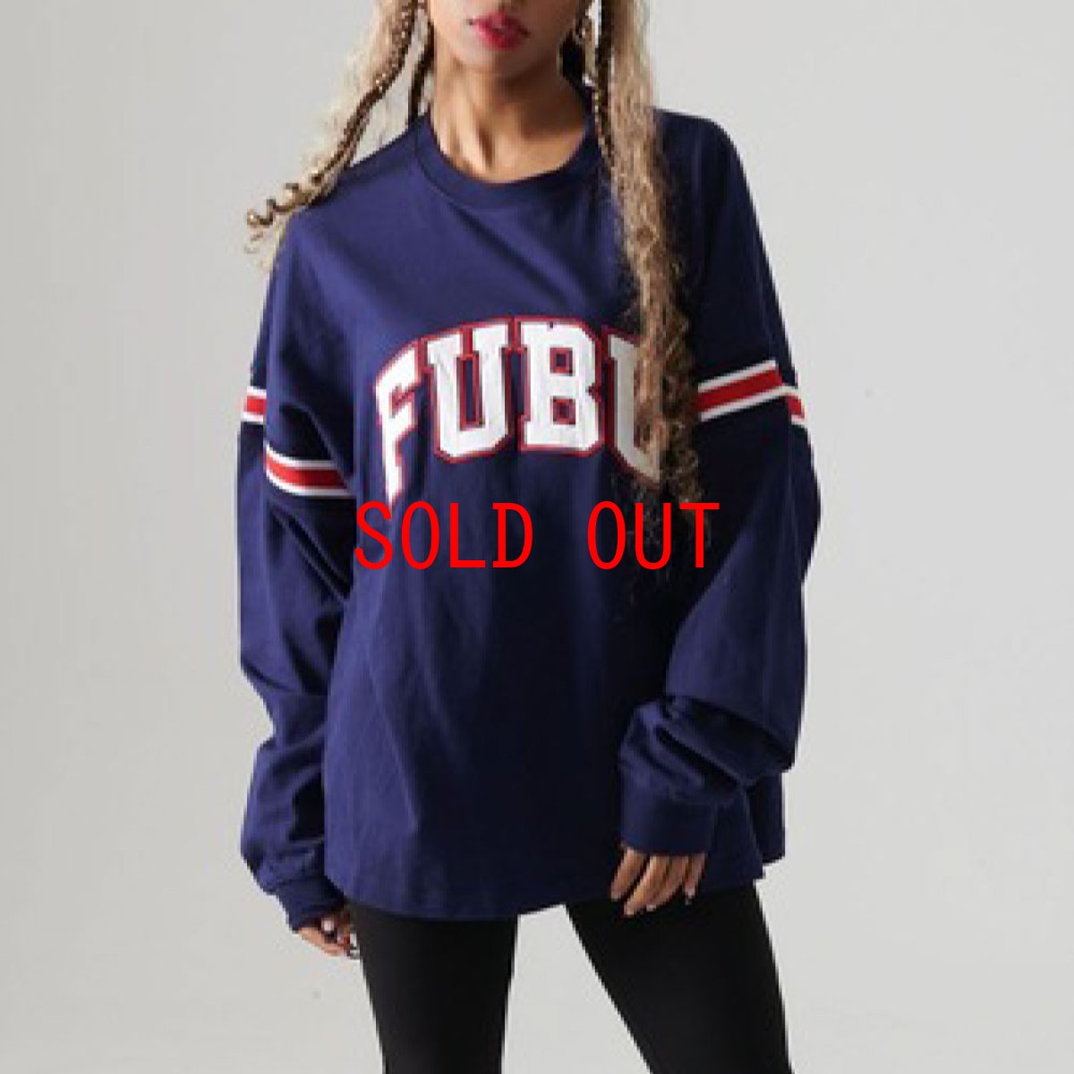 画像10: Classic Arch Logo L/S embroidery Tee NVY アーチ ロゴ 長袖 Tシャツ (10)