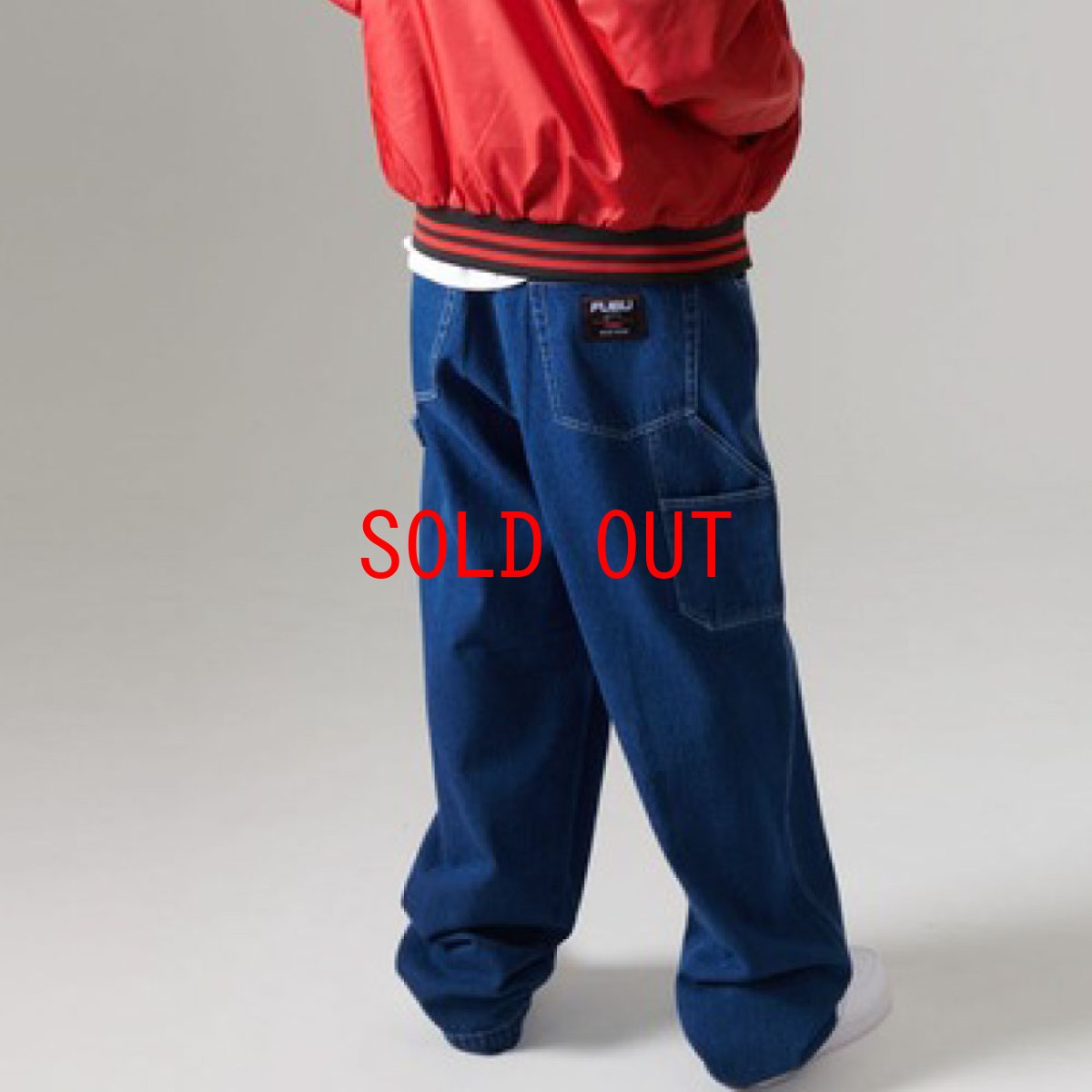 画像5: Classic Denim Pants Indigo Washed embroidery 刺繍 デニム ペインター パンツ (5)