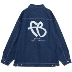 画像3: Classic Denim Jacket Washed embroidery 刺繍 デニム ジャケット ワッペン (3)