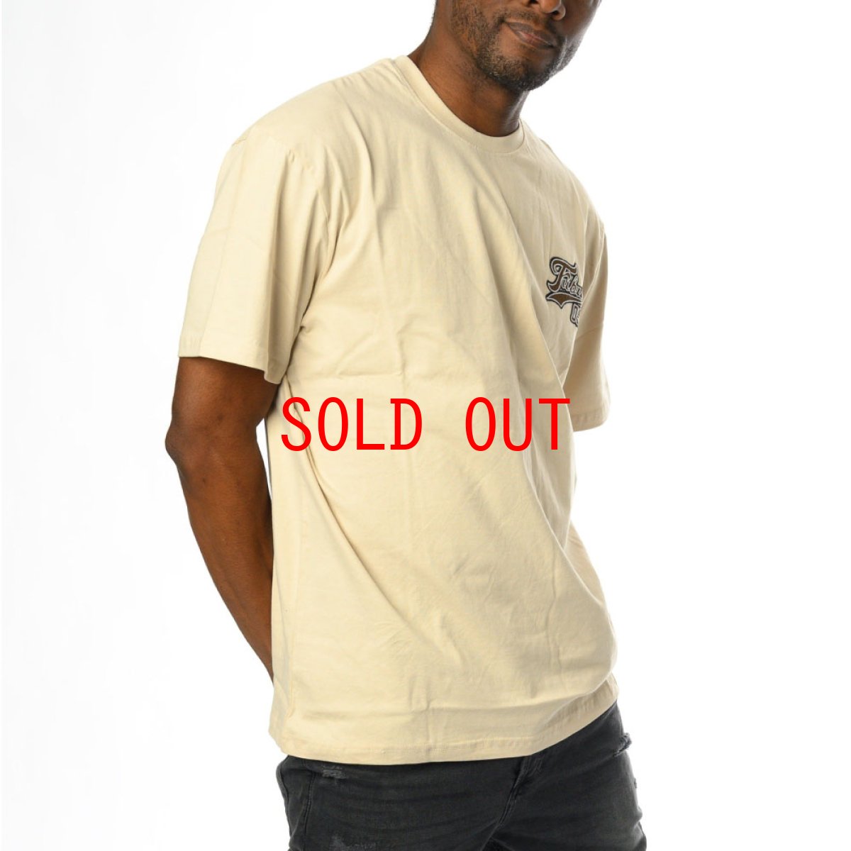 画像1: Script Sport Logo embroidery S/S Tee スクリプト 刺繍 スポーツ ロゴ 半袖 Tシャツ (1)