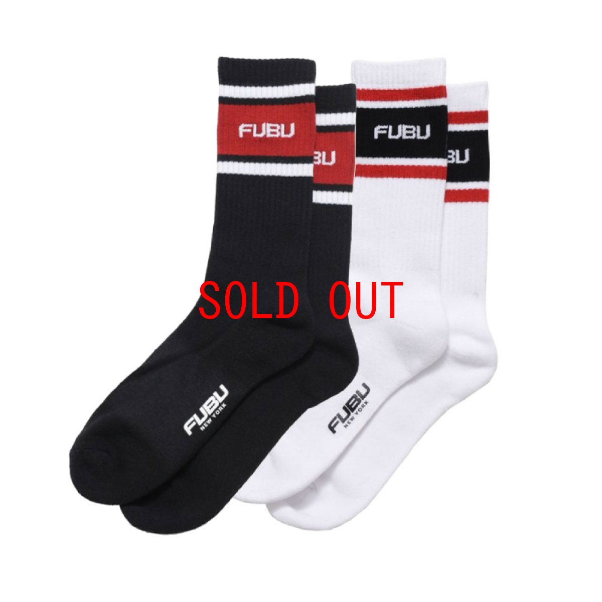 画像2: Classic Logo Line Socks ロゴ ライン ソックス 靴下 (2)