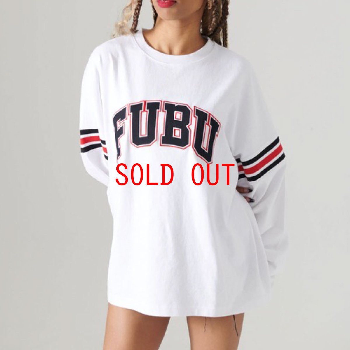 画像8: Classic Arch Logo L/S embroidery Tee アーチ ロゴ 長袖 Tシャツ (8)