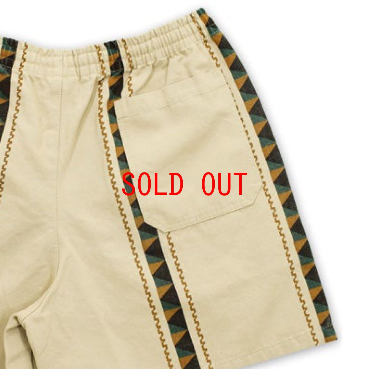 画像4: Stripe Shorts Beige ショーツ (4)