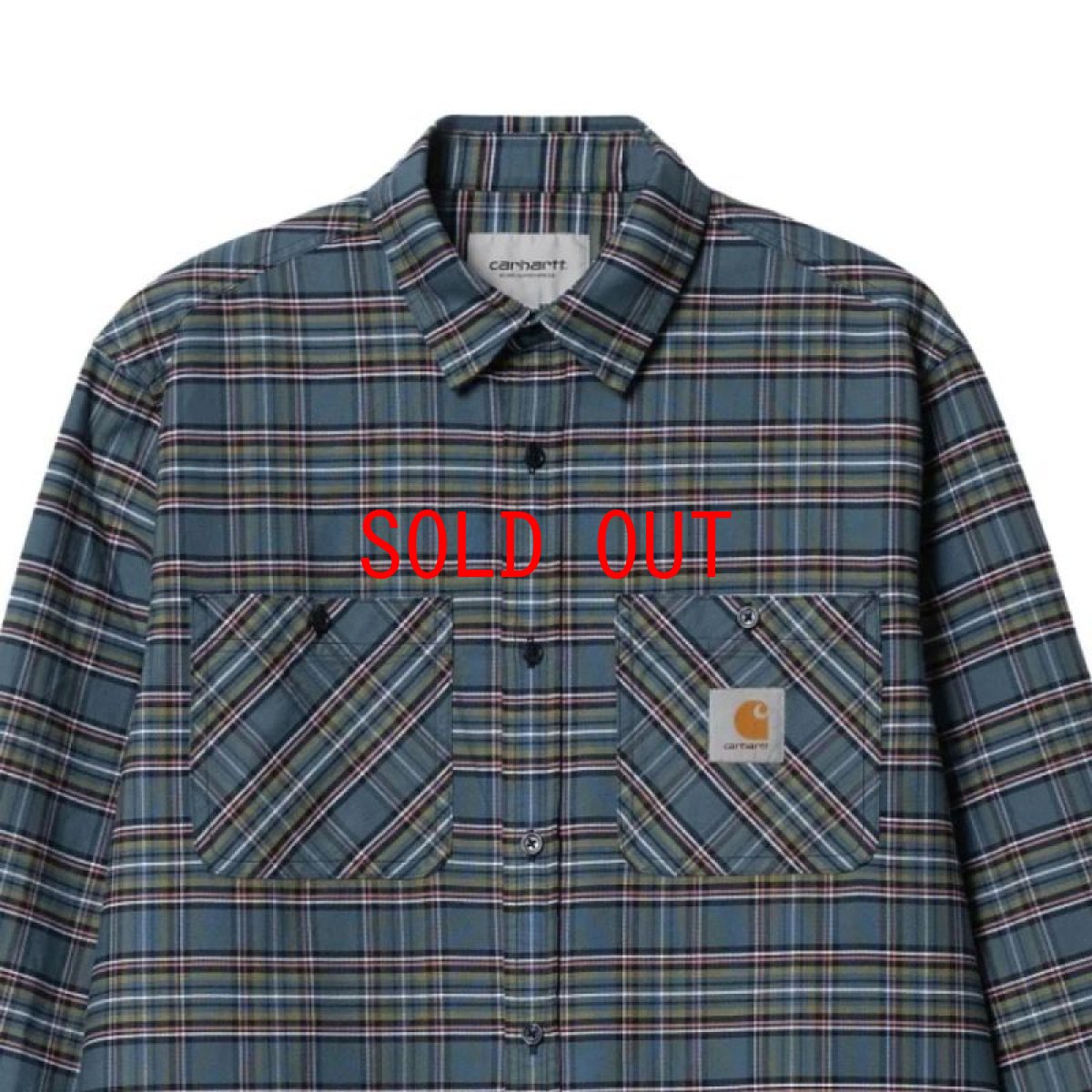 画像3: Solander Check L/S Shirt SBL ロゴ 長袖 チェック シャツ (3)