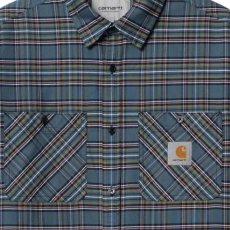 画像5: Solander Check L/S Shirt SBL ロゴ 長袖 チェック シャツ (5)