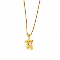 画像2: Extra Mini Jesus Chain Necklace Gold エクストラ ミニ ジーザス チェーン ネックレス ゴールド (2)