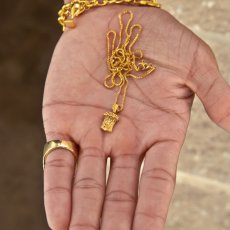 画像6: Extra Mini Jesus Chain Necklace Gold エクストラ ミニ ジーザス チェーン ネックレス ゴールド (6)