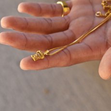 画像7: Extra Mini Jesus Chain Necklace Gold エクストラ ミニ ジーザス チェーン ネックレス ゴールド (7)