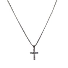 画像2: Midium Size Cross Chain Necklace Silver クロス チェーン ネックレス シルバー (2)