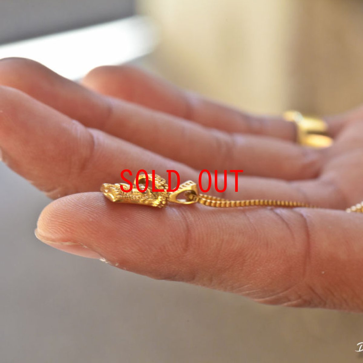 画像3: Extra Mini Jesus Chain Necklace Gold エクストラ ミニ ジーザス チェーン ネックレス ゴールド (3)