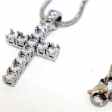 画像6: Mini Size Cross Chain Necklace Silver クロス チェーン ネックレス シルバー (6)