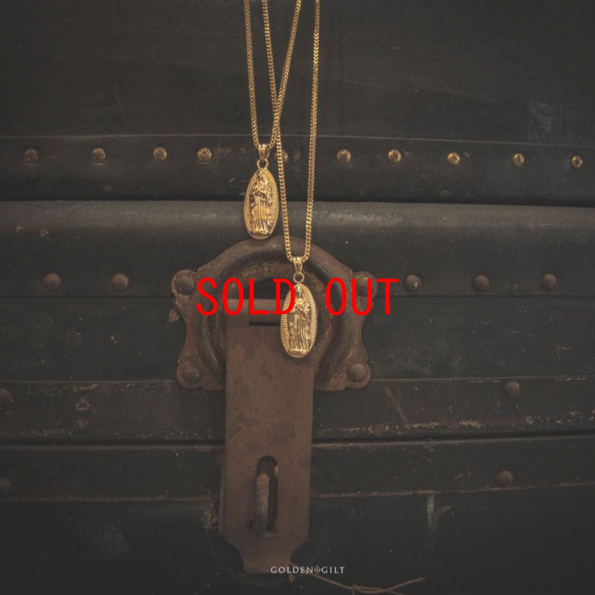 画像5: Virgin Mary Pendant Chain Gold Necklace バージン マリー ネックレス ゴールド (5)