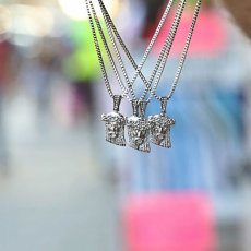 画像8: Extra Mini Jesus Chain Silver Necklace ネックレス シルバー ジーザス チェーン (8)