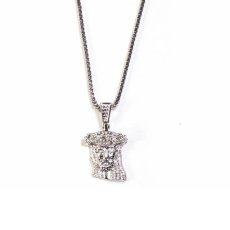 画像5: Extra Mini Jesus Chain Silver Necklace ネックレス シルバー ジーザス チェーン (5)