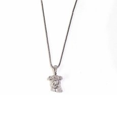 画像2: Extra Mini Jesus Chain Silver Necklace ネックレス シルバー ジーザス チェーン (2)