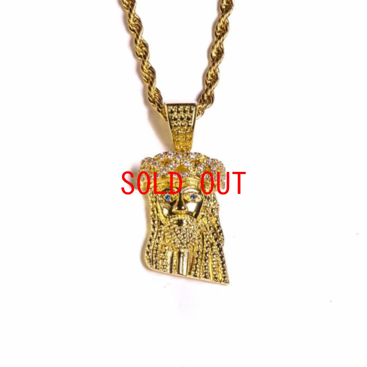 画像5: Mini Jesus Rope Chain Necklace ネックレス ジーザス ロープ チェーン ネックレス (5)