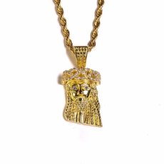 画像5: Mini Jesus Rope Chain Necklace ネックレス ジーザス ロープ チェーン ネックレス (5)