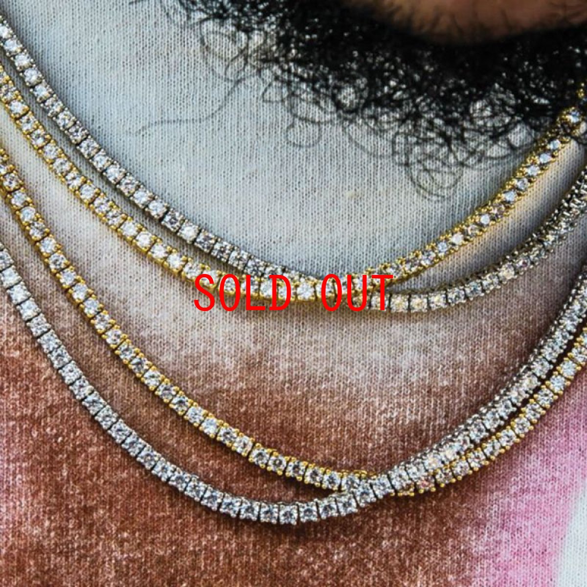 画像7: 2.5mm Tennis Chain Necklace ネックレス テニス チェーン (7)