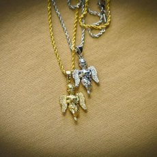 画像8: Angel Piece Rope Chain Necklace エンジェル ピース チェーン ネックレス (8)