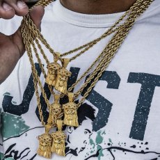 画像8: Mini Jesus Rope Chain Necklace ネックレス ジーザス ロープ チェーン ネックレス (8)