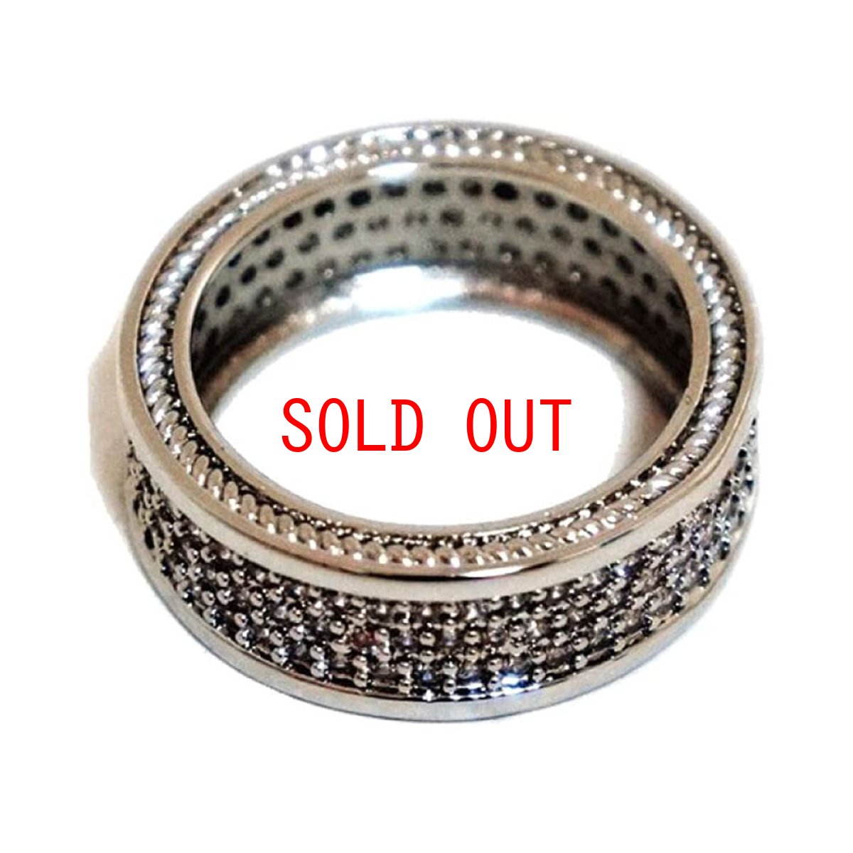 画像3: Triple Row Eternity Ring シルバー トリプル ロウ リング 指輪 (3)