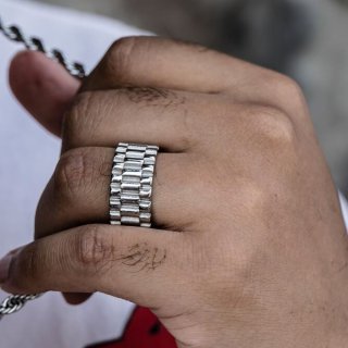 KING ICE キングアイス RUN DMC X KING ICE - CLASSIC LOGO RING 送料関税込【RUN DMC x KING ICE】CLASSIC LOGO RING ☆国内発送