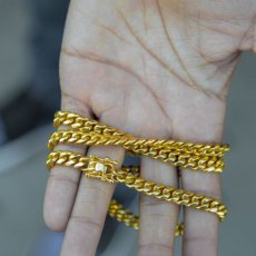 画像11: 8mm Miami Cuban Link Necklace マイアミ キューバン リンク ネックレス (11)