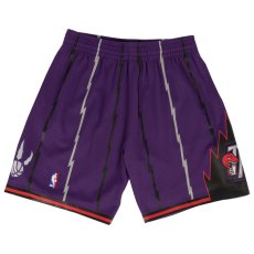 画像1: Tronto Raptors NBA swing man Road Shorts 98-99 トロント ラプターズ スイングマン バスケットボール ゲーム ショーツ (1)