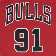 画像6: Chicago Bulls NBA Swingman Home Jersey Rodman 97 シカゴ ブルズ ロッドマン バスケットボール ゲーム シャツ (6)