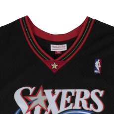 画像4: Philadelphia 76Ers NBA Swingman Jersey 00 #3 Allen Ivers アレン アイバーソン セブンティ シクサーズ スイングマン ジャージ バスケットボール ゲーム シャツ (4)