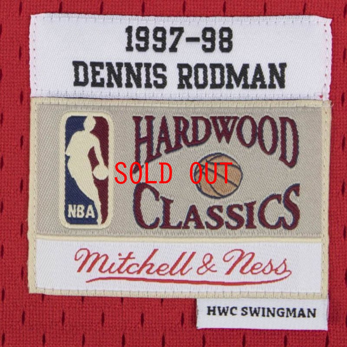 画像5: Chicago Bulls NBA Swingman Home Jersey Rodman 97 シカゴ ブルズ ロッドマン バスケットボール ゲーム シャツ (5)