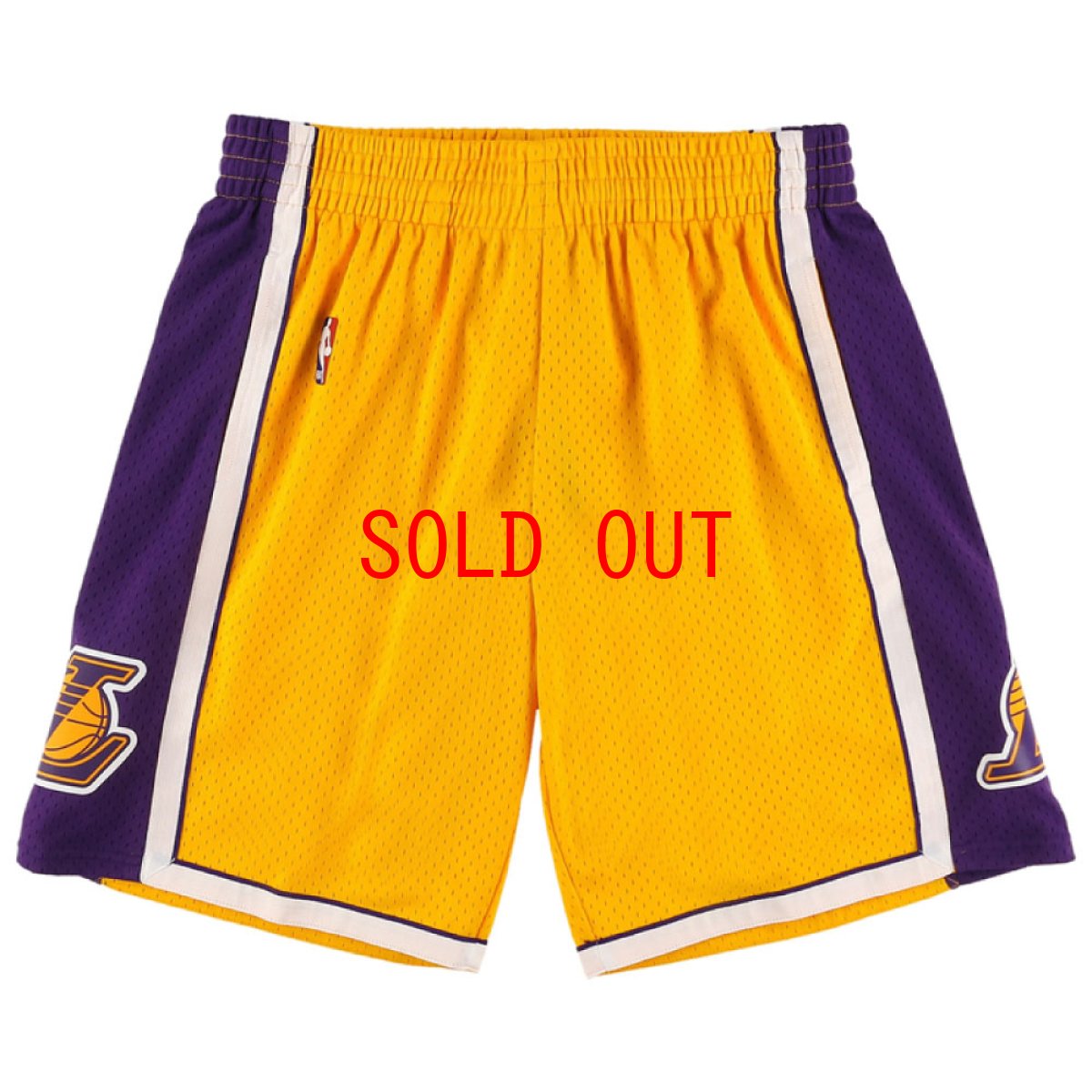 画像1: Los Angeles Lakers NBA Swingman Home Shorts 09-10 レイカーズ スイングマン バスケットボール ゲーム ショーツ (1)