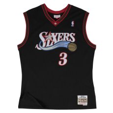 画像2: Philadelphia 76Ers NBA Swingman Jersey 00 #3 Allen Ivers アレン アイバーソン セブンティ シクサーズ スイングマン ジャージ バスケットボール ゲーム シャツ (2)