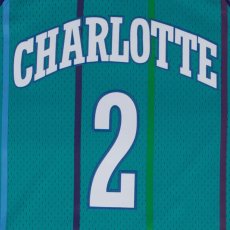 画像5: Charlotte Hornets NBA swing man Road Jersey 92 Larry Johnson シャーロット ホーネッツ ラリー ジョンソン スイングマン ジャージ バスケットボール ゲーム シャツ (5)