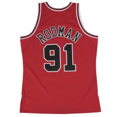 画像3: Chicago Bulls NBA Swingman Home Jersey Rodman 97 シカゴ ブルズ ロッドマン バスケットボール ゲーム シャツ (3)